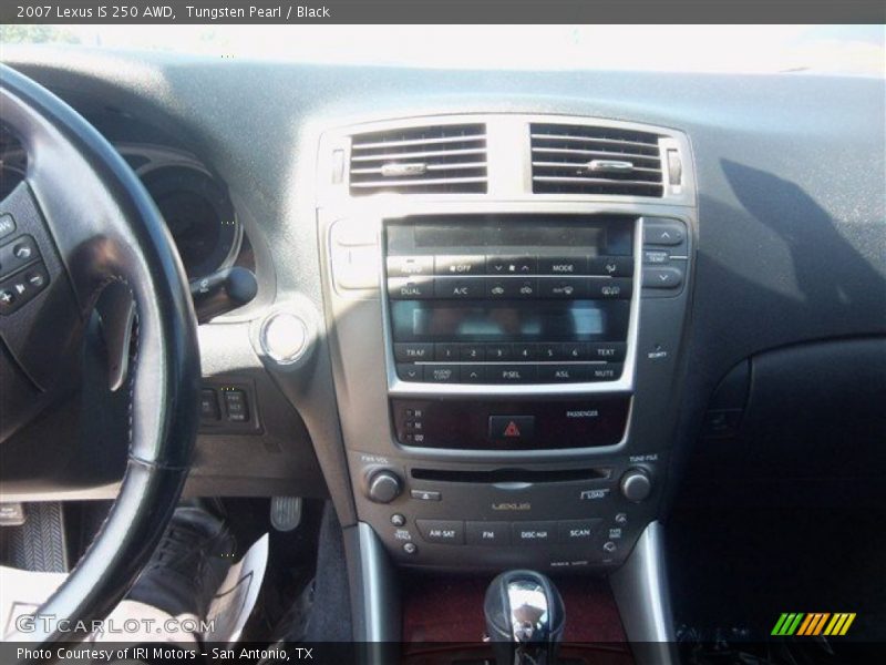 Tungsten Pearl / Black 2007 Lexus IS 250 AWD