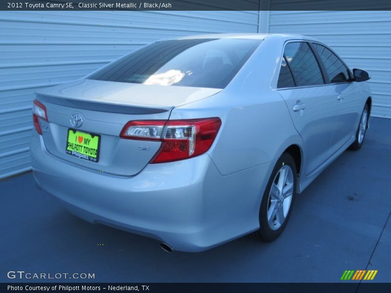 Classic Silver Metallic / Black/Ash 2012 Toyota Camry SE