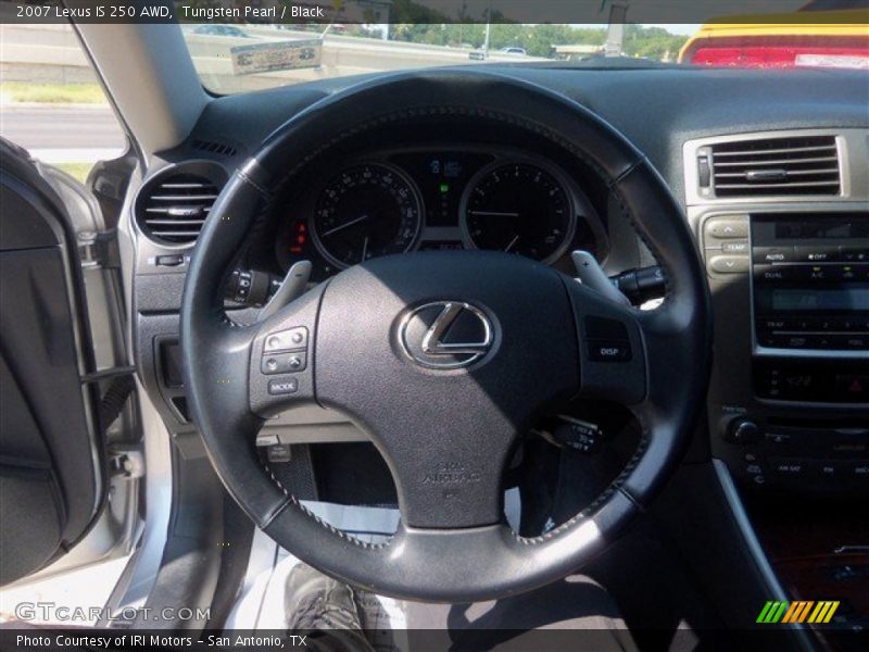 Tungsten Pearl / Black 2007 Lexus IS 250 AWD