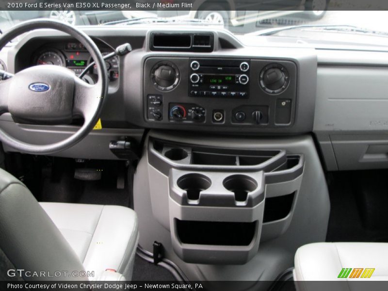 Dashboard of 2010 E Series Van E350 XL Passenger