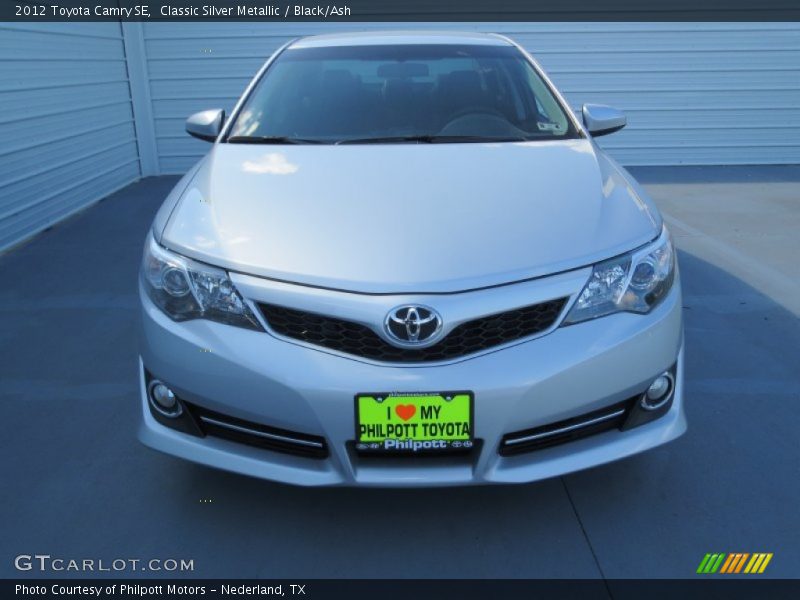 Classic Silver Metallic / Black/Ash 2012 Toyota Camry SE
