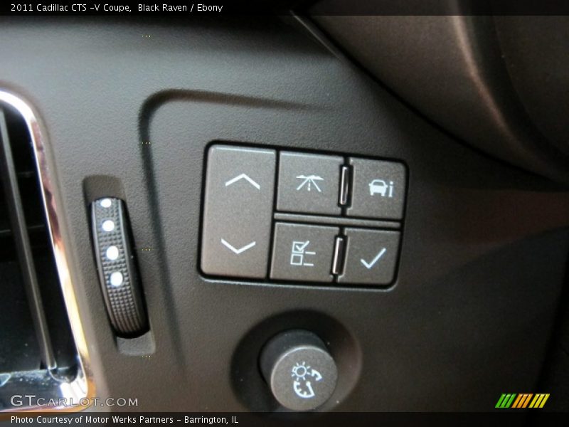 Controls of 2011 CTS -V Coupe