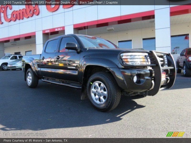 Black Sand Pearl / Graphite 2010 Toyota Tacoma V6 SR5 PreRunner Double Cab