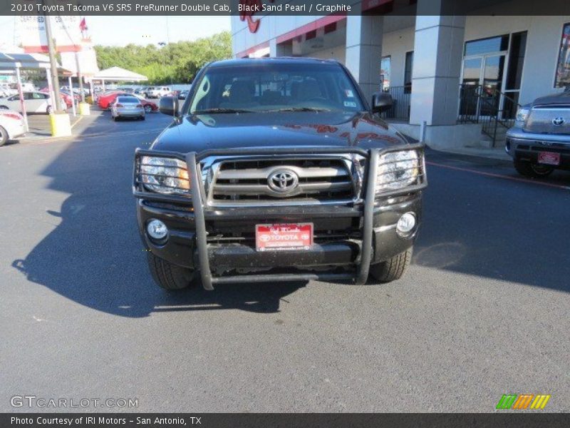 Black Sand Pearl / Graphite 2010 Toyota Tacoma V6 SR5 PreRunner Double Cab