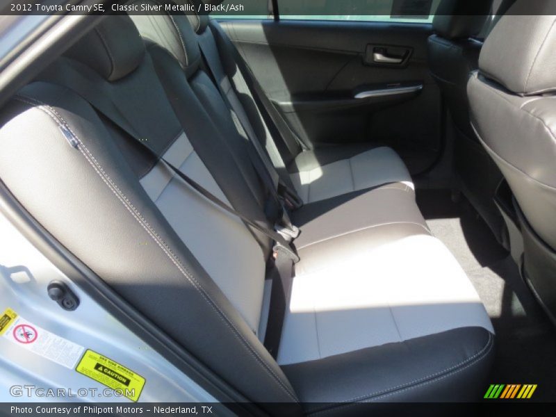 Classic Silver Metallic / Black/Ash 2012 Toyota Camry SE