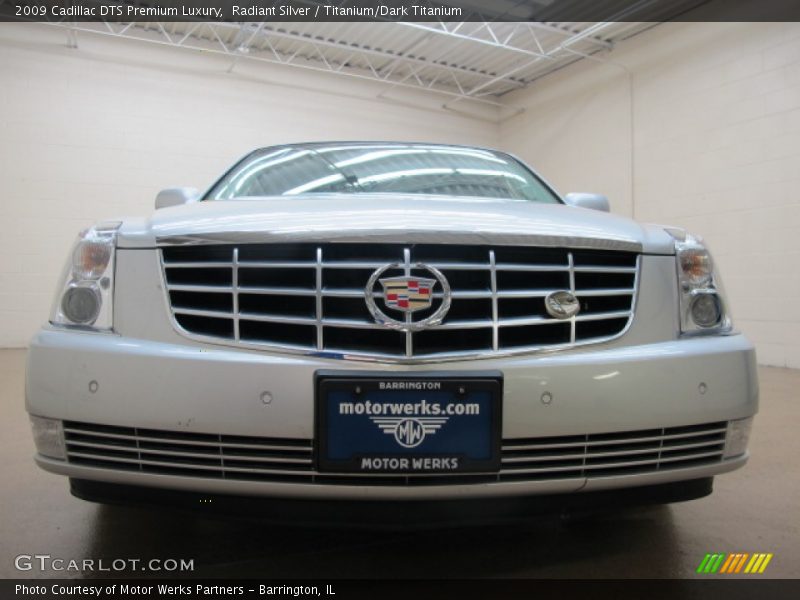 Radiant Silver / Titanium/Dark Titanium 2009 Cadillac DTS Premium Luxury