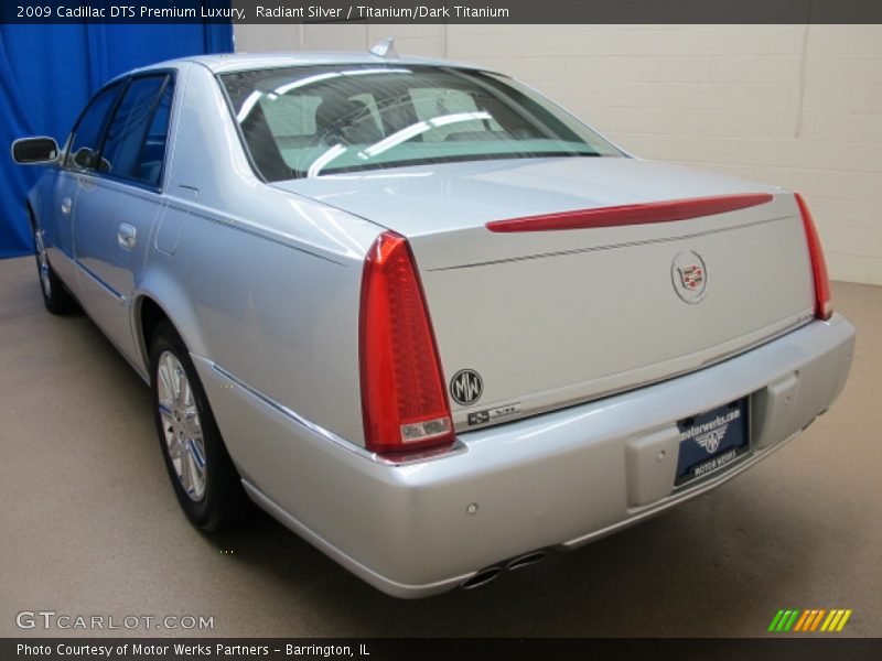 Radiant Silver / Titanium/Dark Titanium 2009 Cadillac DTS Premium Luxury