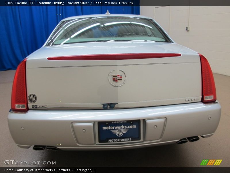 Radiant Silver / Titanium/Dark Titanium 2009 Cadillac DTS Premium Luxury