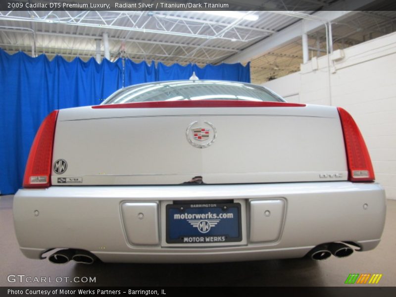 Radiant Silver / Titanium/Dark Titanium 2009 Cadillac DTS Premium Luxury