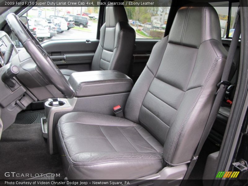 Front Seat of 2009 F350 Super Duty Lariat Crew Cab 4x4