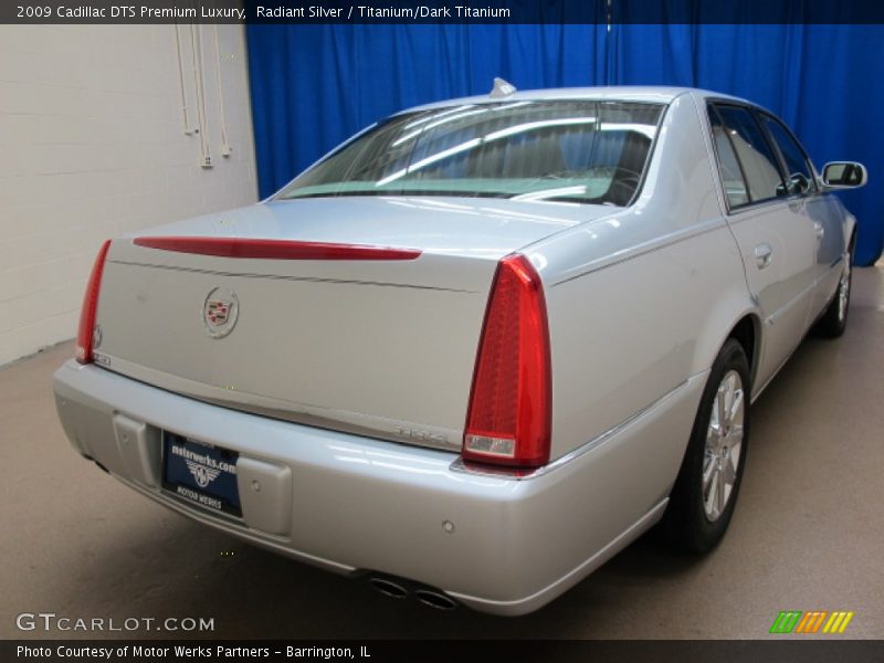 Radiant Silver / Titanium/Dark Titanium 2009 Cadillac DTS Premium Luxury