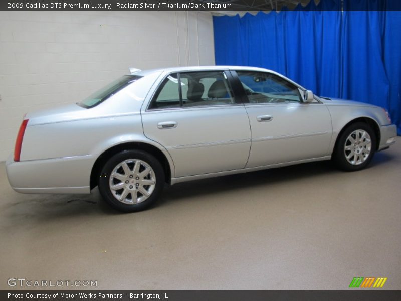 Radiant Silver / Titanium/Dark Titanium 2009 Cadillac DTS Premium Luxury