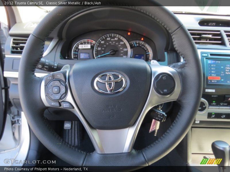 Classic Silver Metallic / Black/Ash 2012 Toyota Camry SE