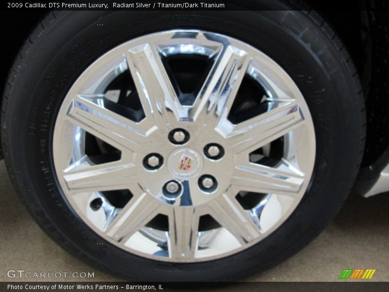 Radiant Silver / Titanium/Dark Titanium 2009 Cadillac DTS Premium Luxury