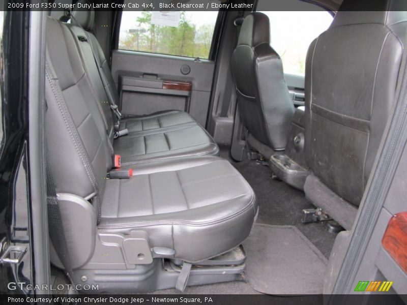 Rear Seat of 2009 F350 Super Duty Lariat Crew Cab 4x4