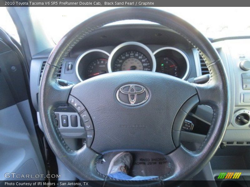 Black Sand Pearl / Graphite 2010 Toyota Tacoma V6 SR5 PreRunner Double Cab