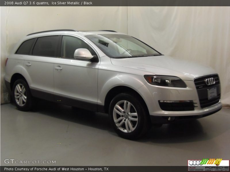 Ice Silver Metallic / Black 2008 Audi Q7 3.6 quattro