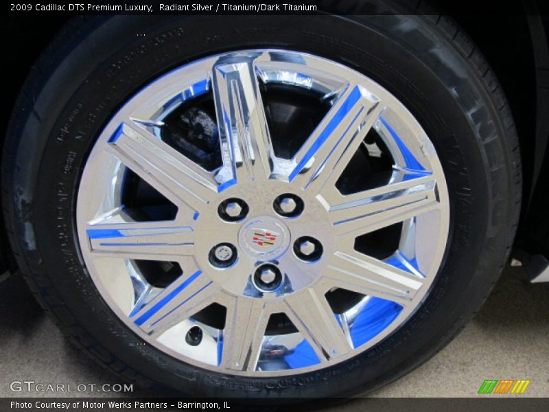 Radiant Silver / Titanium/Dark Titanium 2009 Cadillac DTS Premium Luxury