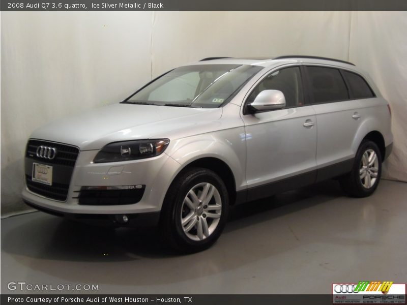 Ice Silver Metallic / Black 2008 Audi Q7 3.6 quattro