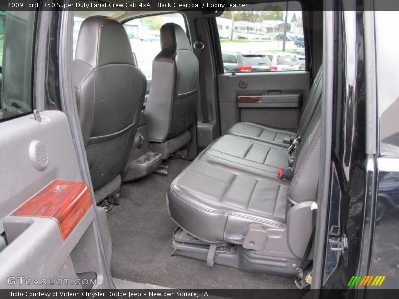 Rear Seat of 2009 F350 Super Duty Lariat Crew Cab 4x4