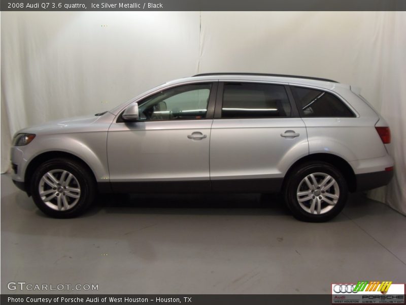 Ice Silver Metallic / Black 2008 Audi Q7 3.6 quattro