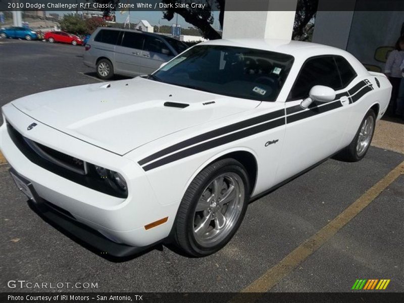 Stone White / Dark Slate Gray 2010 Dodge Challenger R/T Classic
