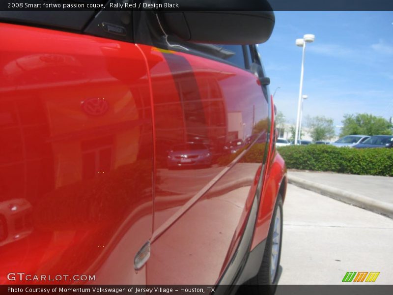 Rally Red / Design Black 2008 Smart fortwo passion coupe