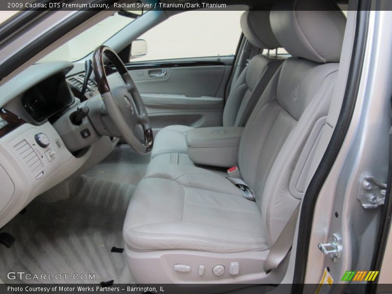 Radiant Silver / Titanium/Dark Titanium 2009 Cadillac DTS Premium Luxury