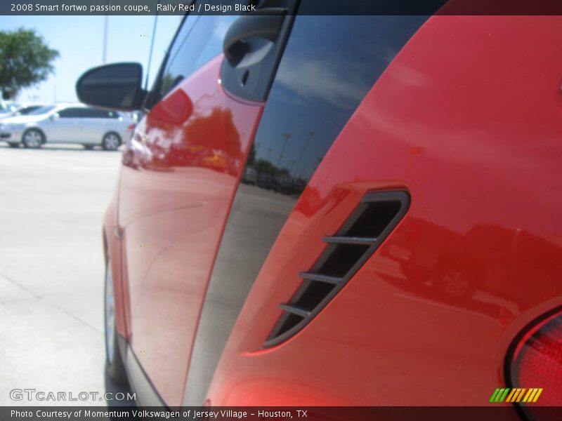 Rally Red / Design Black 2008 Smart fortwo passion coupe