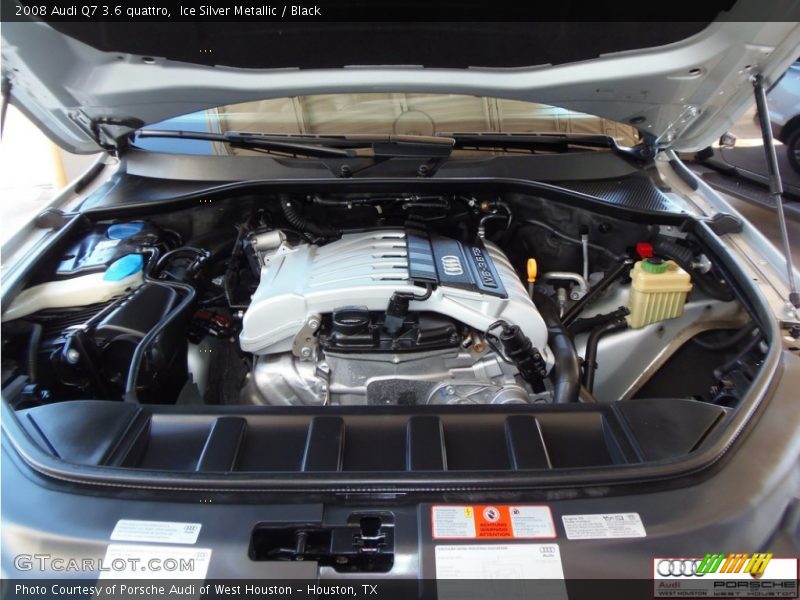 Ice Silver Metallic / Black 2008 Audi Q7 3.6 quattro