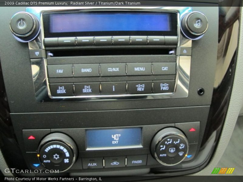 Radiant Silver / Titanium/Dark Titanium 2009 Cadillac DTS Premium Luxury