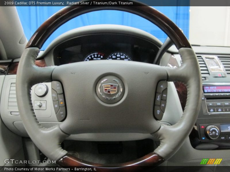 Radiant Silver / Titanium/Dark Titanium 2009 Cadillac DTS Premium Luxury