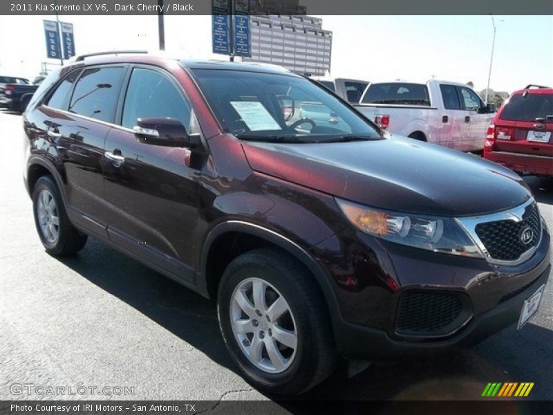 Dark Cherry / Black 2011 Kia Sorento LX V6
