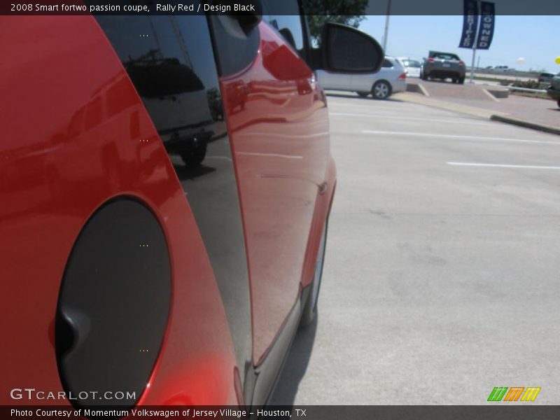 Rally Red / Design Black 2008 Smart fortwo passion coupe