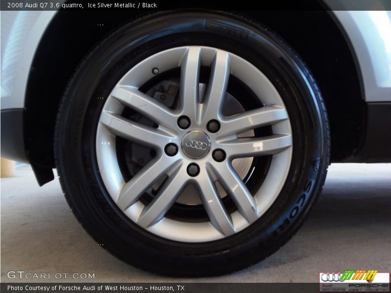 Ice Silver Metallic / Black 2008 Audi Q7 3.6 quattro