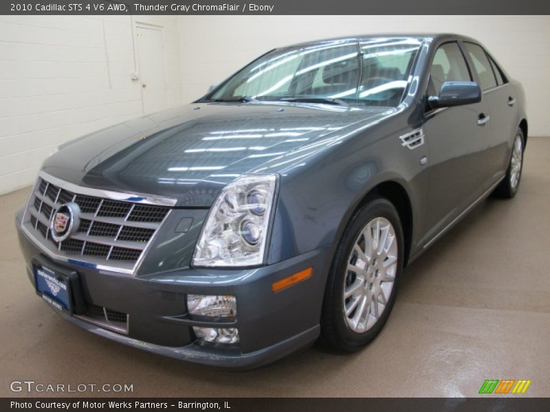Thunder Gray ChromaFlair / Ebony 2010 Cadillac STS 4 V6 AWD
