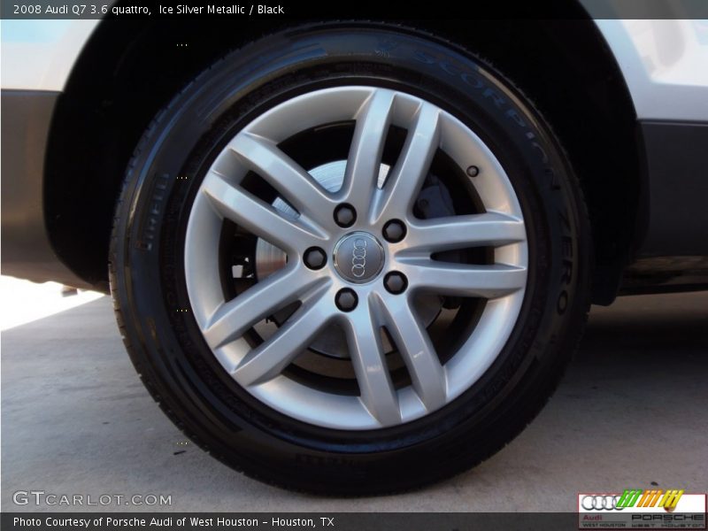 Ice Silver Metallic / Black 2008 Audi Q7 3.6 quattro