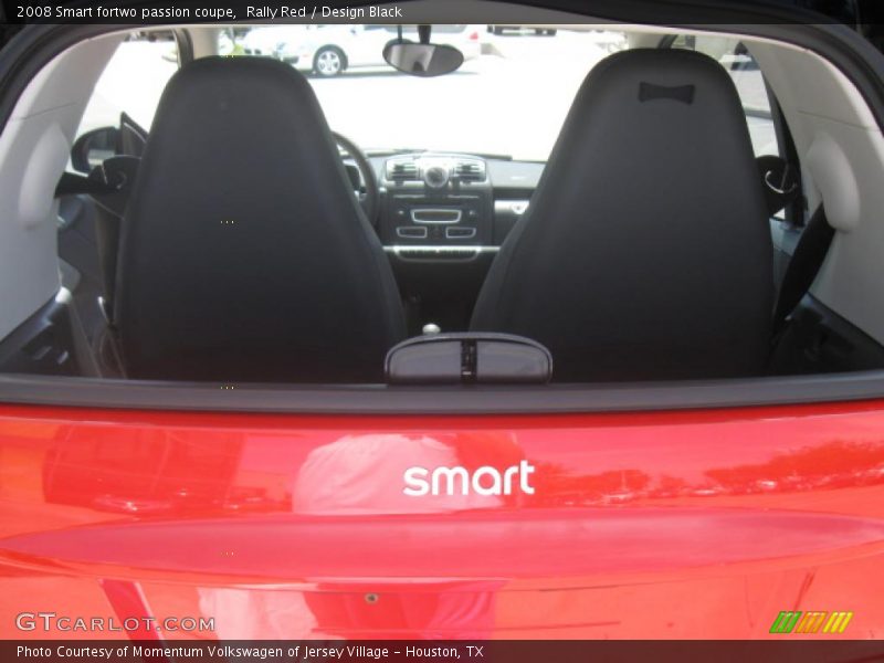 Rally Red / Design Black 2008 Smart fortwo passion coupe