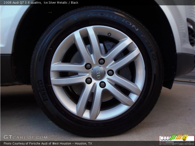 Ice Silver Metallic / Black 2008 Audi Q7 3.6 quattro