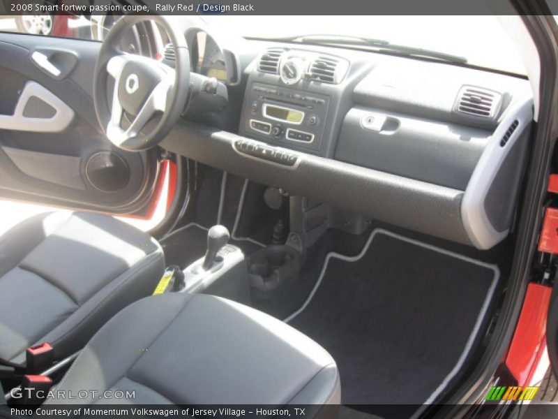 Rally Red / Design Black 2008 Smart fortwo passion coupe