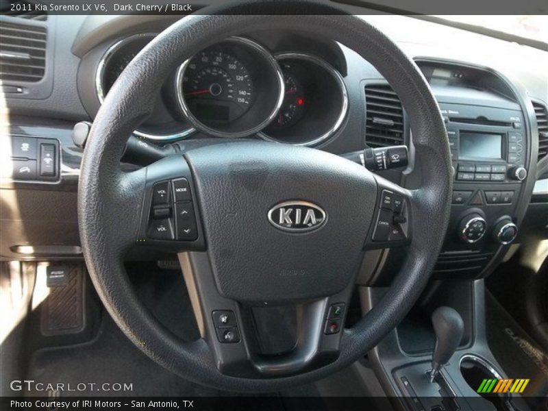 Dark Cherry / Black 2011 Kia Sorento LX V6