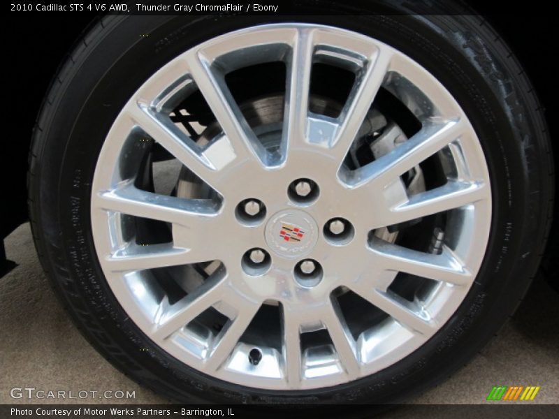 Thunder Gray ChromaFlair / Ebony 2010 Cadillac STS 4 V6 AWD