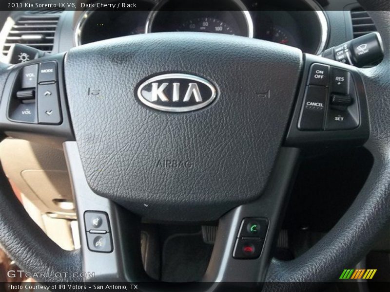 Dark Cherry / Black 2011 Kia Sorento LX V6