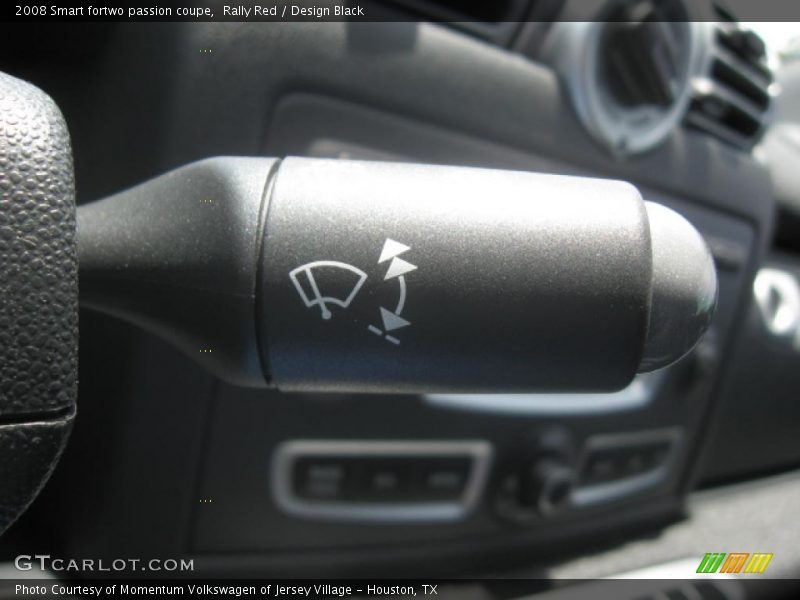 Rally Red / Design Black 2008 Smart fortwo passion coupe