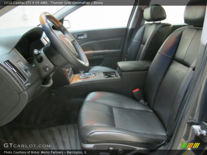 Thunder Gray ChromaFlair / Ebony 2010 Cadillac STS 4 V6 AWD