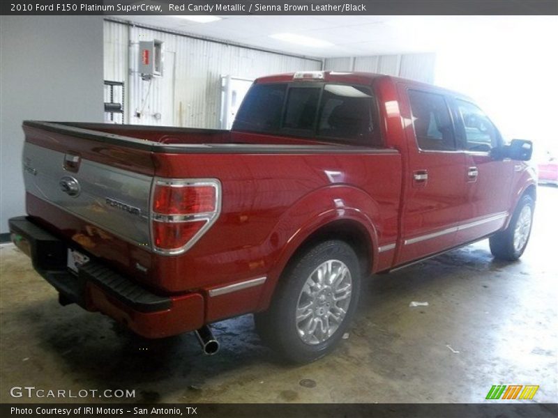 Red Candy Metallic / Sienna Brown Leather/Black 2010 Ford F150 Platinum SuperCrew