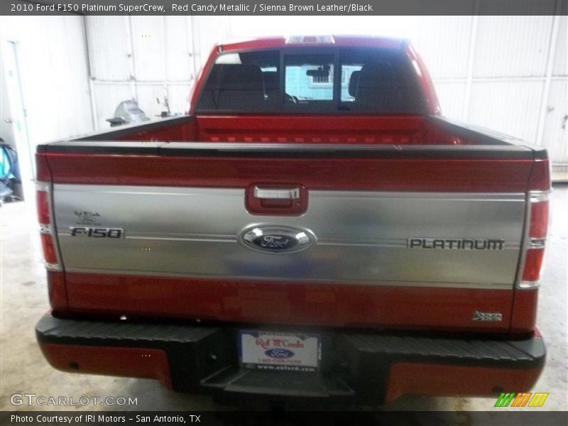 Red Candy Metallic / Sienna Brown Leather/Black 2010 Ford F150 Platinum SuperCrew