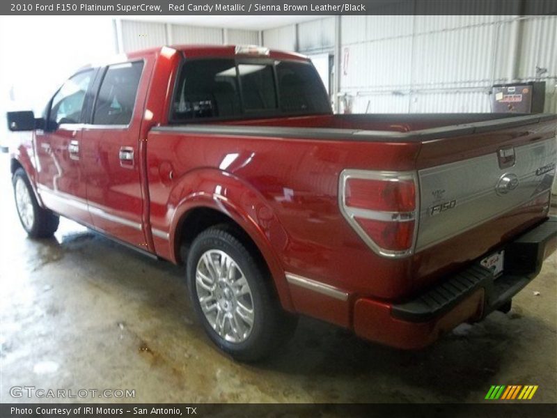 Red Candy Metallic / Sienna Brown Leather/Black 2010 Ford F150 Platinum SuperCrew