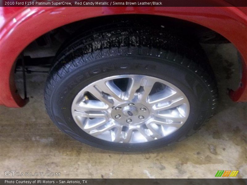 Red Candy Metallic / Sienna Brown Leather/Black 2010 Ford F150 Platinum SuperCrew