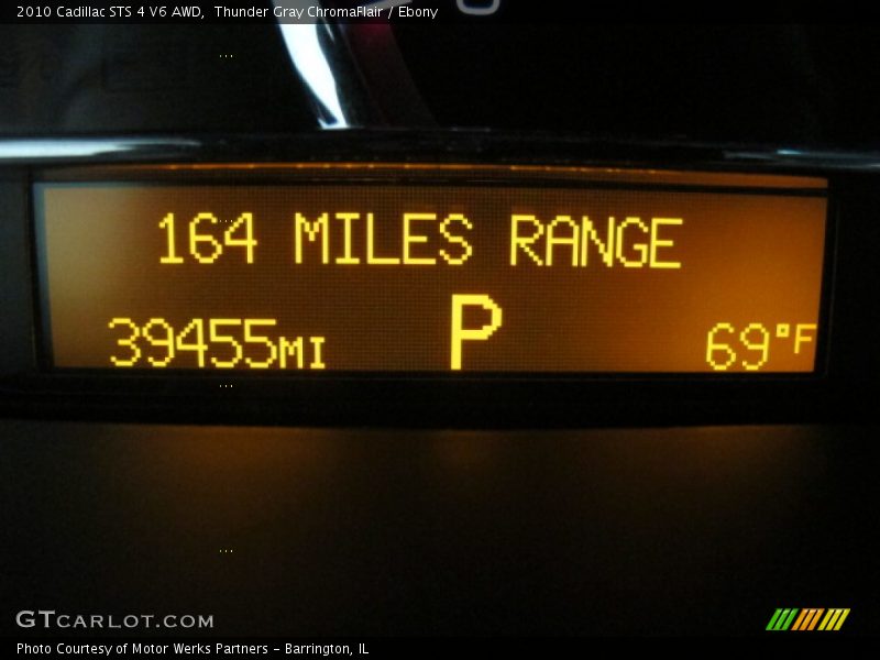 Thunder Gray ChromaFlair / Ebony 2010 Cadillac STS 4 V6 AWD